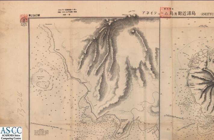 地圖名稱:アネイテーム島至附近諸島
