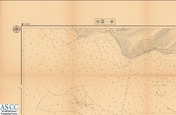 地圖名稱:日本 北海道南岸 室蘭港