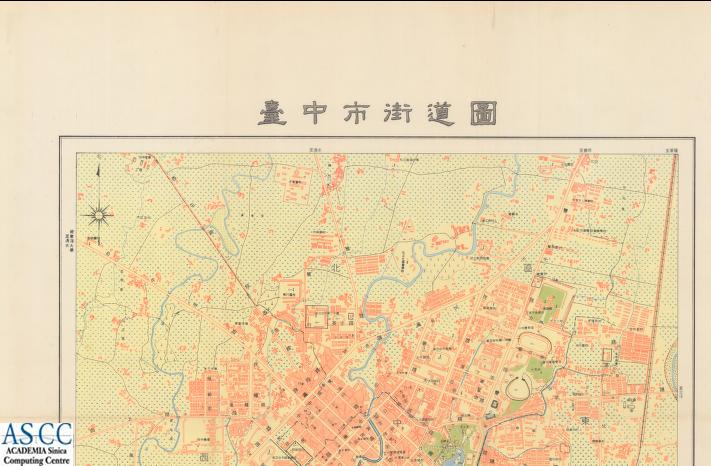 地圖名稱:臺中市街道圖