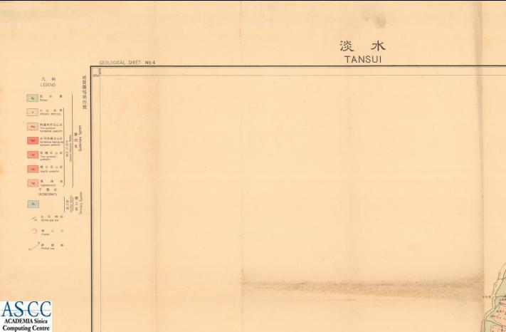 地圖名稱:淡水 TANSUI