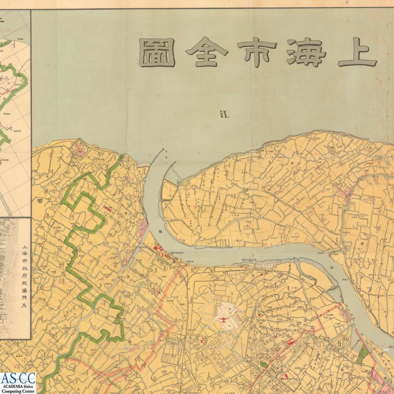 地圖名稱:上海市全圖