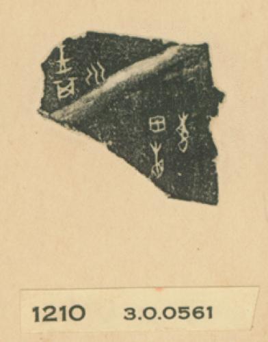 甲骨文拓片（登錄號：188477-1210）