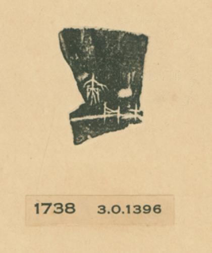 甲骨文拓片（登錄號：188477-1738）