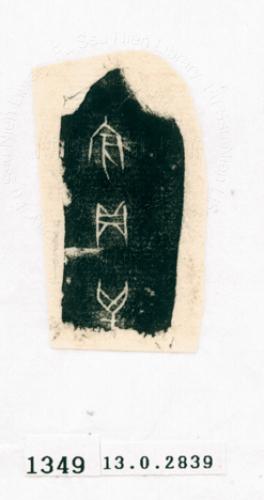 甲骨文拓片（登錄號：188571-1349）