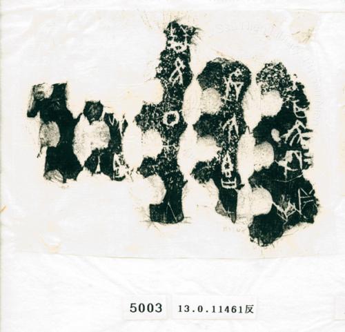 甲骨文拓片（登錄號：188574-5003）