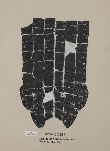 甲骨文拓片（登錄號：188491-0299）