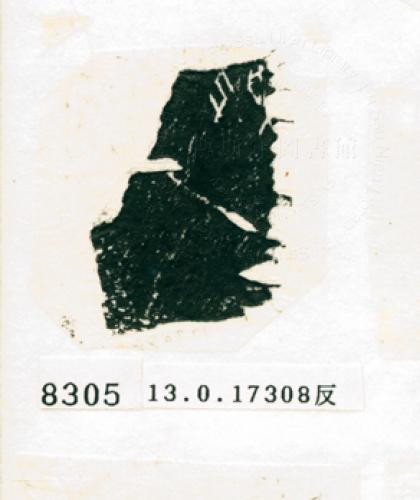 甲骨文拓片（登錄號：188576-8305）