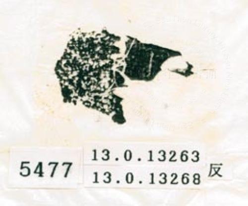 甲骨文拓片（登錄號：188579-5477）