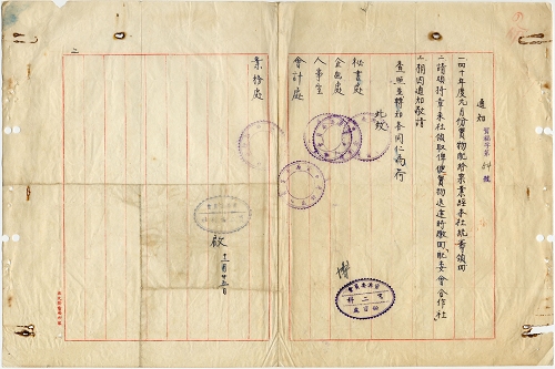 冊名:實物配給