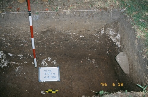 發掘記錄:鵝鑾鼻第二遺址第三次發掘A區第八坑L10坑底局部照
