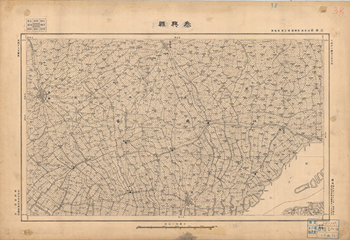 地圖名稱:泰興縣