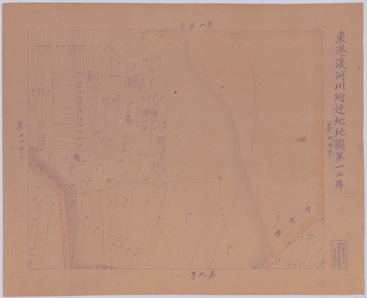 地圖名稱:東港溪河川附近地地圖第一二號
