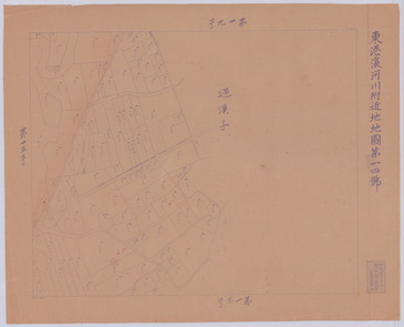 地圖名稱:東港溪河川附近地地圖第一四號