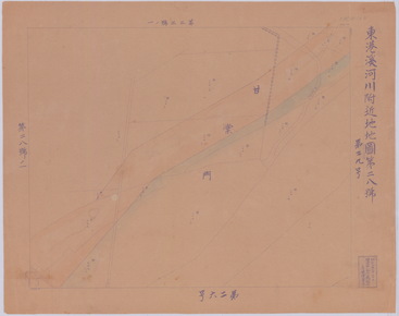 地圖名稱:東港溪河川附近地地圖第二八號