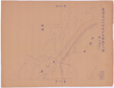 地圖名稱:東港溪河川附近地地圖第六八號