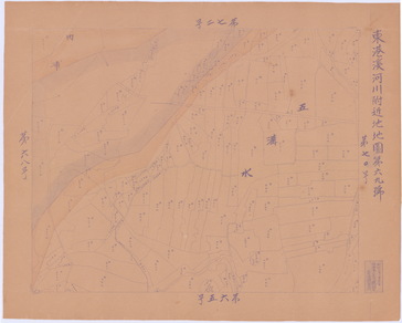 地圖名稱:東港溪河川附近地地圖第六九號