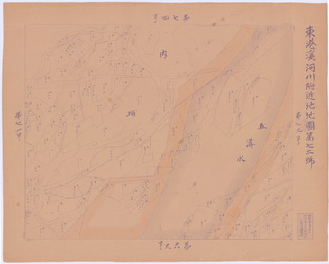 地圖名稱:東港溪河川附近地地圖第七二號