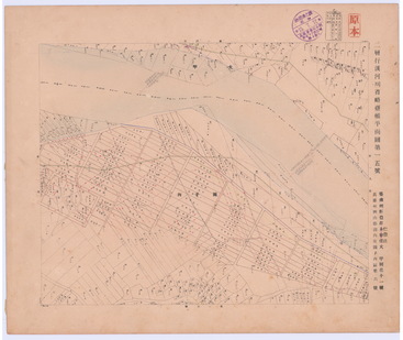 地圖名稱:二層行溪河川省略臺帳平面圖第一五號