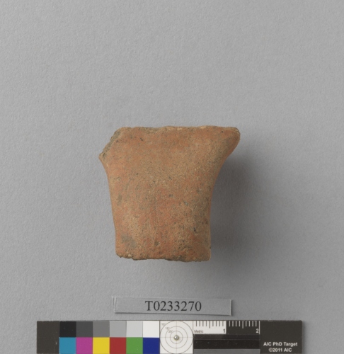 遺物：夾砂陶把