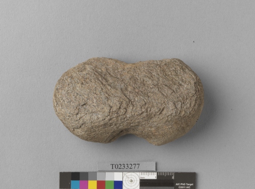 遺物：砝碼型網墜