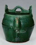 中文品名：綠釉茶壺（82-00098