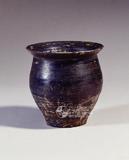 中文品名：龍山文化撇口黑陶小罐（85-00285）