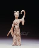 中文品名：彩繪女舞俑（90-0068