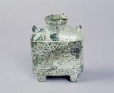 中文品名：綠釉扁瓶（h0000115/1198926