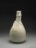 明 十七世紀 白釉螭紋瓶
