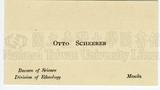 [A letter from Otto Scheerer to Ino.]