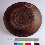 木盆（盛魚木盤）族語名稱：nanatunan a kayo英文名稱：Wooden Plate