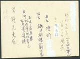 副系列名：友人照片案卷名：陳炘件名：陳炘（前排左二）寄贈葉榮鐘（前排右一）於昭和17年（1942年）與日本劇作家松居桃樓合影的照片。