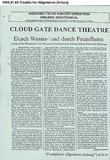 Cloud Gata Dance Theatre――Durch Wasser- und durch Feuerfluten
