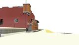 紅毛城環場:紅毛城與領事館地形鳥瞰透視圖