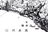 淡水基本資料圖片檔:1925年淡水港碼頭區配置圖