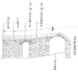 滬尾砲台圖片檔:滬尾礮台連接甬道細部結構圖