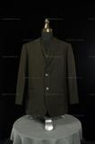 藏品名稱:深褐色毛料條紋西裝外套(入藏登錄號008000000161C-1)