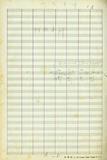阿拉木汗管絃樂總譜 手稿1981 p.1