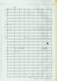 蒙古牧歌管絃樂總譜 手稿1981 p.2