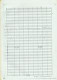 蒙古牧歌管絃樂總譜 手稿1981 p.3