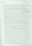蒙古牧歌管絃樂總譜 手稿1981 p.4