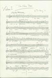 橄欖樹 D小調 管弦樂分譜手稿1990 Vn.Ⅰ p.1