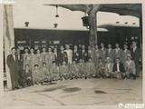 1955年中韓親善野球大會乘坐日北的...