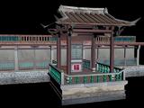 林本源園邸-戲臺-3D模型2