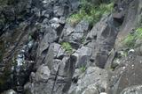 阿里磅瀑布岩石：安山岩野外露頭