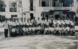 虎風排球隊與群英女子排球隊於1963...