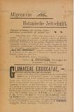 AllgemeineBotanischeZeitschrift.GLUMACEAEEXSICCATAE,