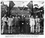 主要題名:The Ground-Breaking Ceremony of the Radioisotope Laboratory （放射性同位素研究室）of Taiwan University Hospital. June 12, 1957.其他題名:日治時期之臺北醫院全景