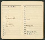 副系列名：手帳案卷名：1941年件名：葉榮鐘手帳中雜記1941年