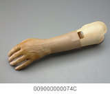 藏品名稱:義肢(左手)
